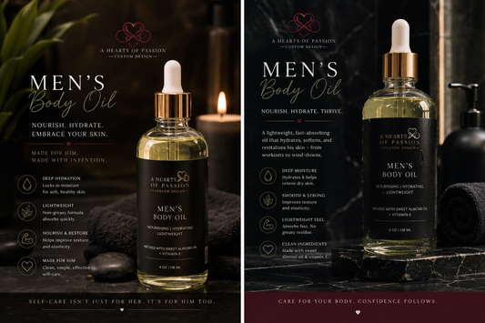 Men's Body Oil